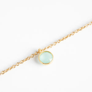 Dlirioshop Pulsera de Piedra Aguamarina Envío internacional gratuito
