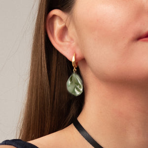 Dlirioshop Pendientes Perle Green Ofertas de temporada