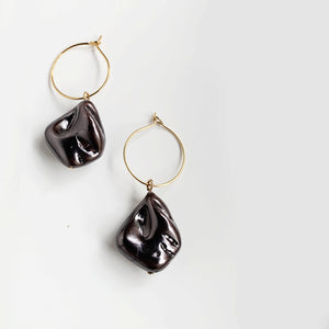 Dlirioshop Pendientes Perle Grey Ofertas especiales