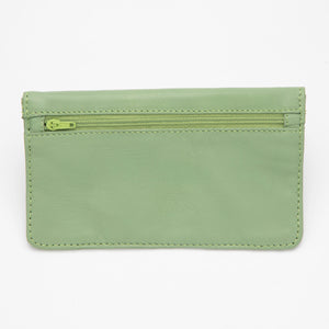 Dlirioshop Cartera de Piel Verde Terraza 2025