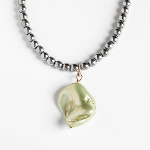 Dlirioshop Collar Bolas Green En oferta