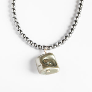 Dlirioshop Collar Bolas Grey Rebajas baratas