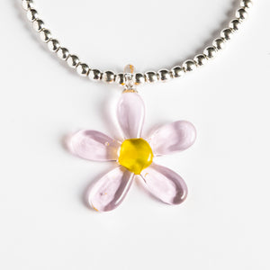 Dlirioshop Collar Bolas Flor Margaret Pink Mejor oferta