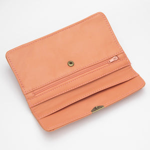 Dlirioshop Cartera de Piel Salmón ÚLTIMAS EDICIONES