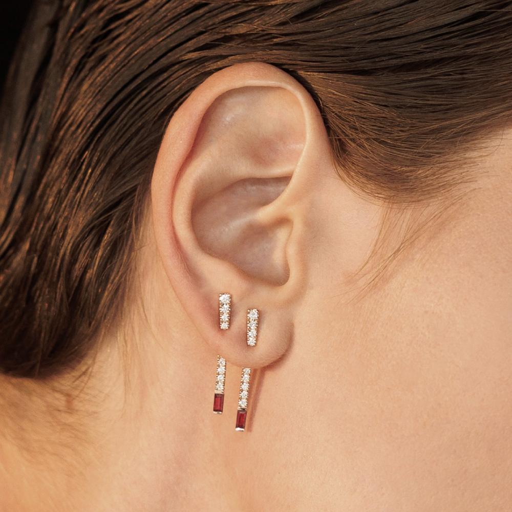 Gold&roses Pendientes Needle I am Red Ofertas de temporada