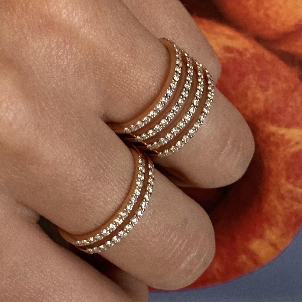 Gold&roses ANILLO 4 HALF BAND L Liquidación