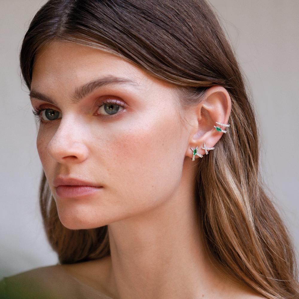 Gold&roses Ear Cuff Jardín de Aire 2025