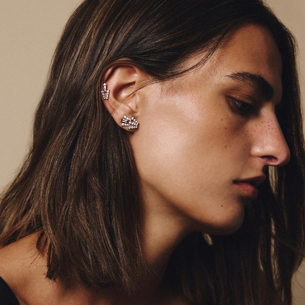 Gold&roses Pendiente Smoky Club XS Superdescuento