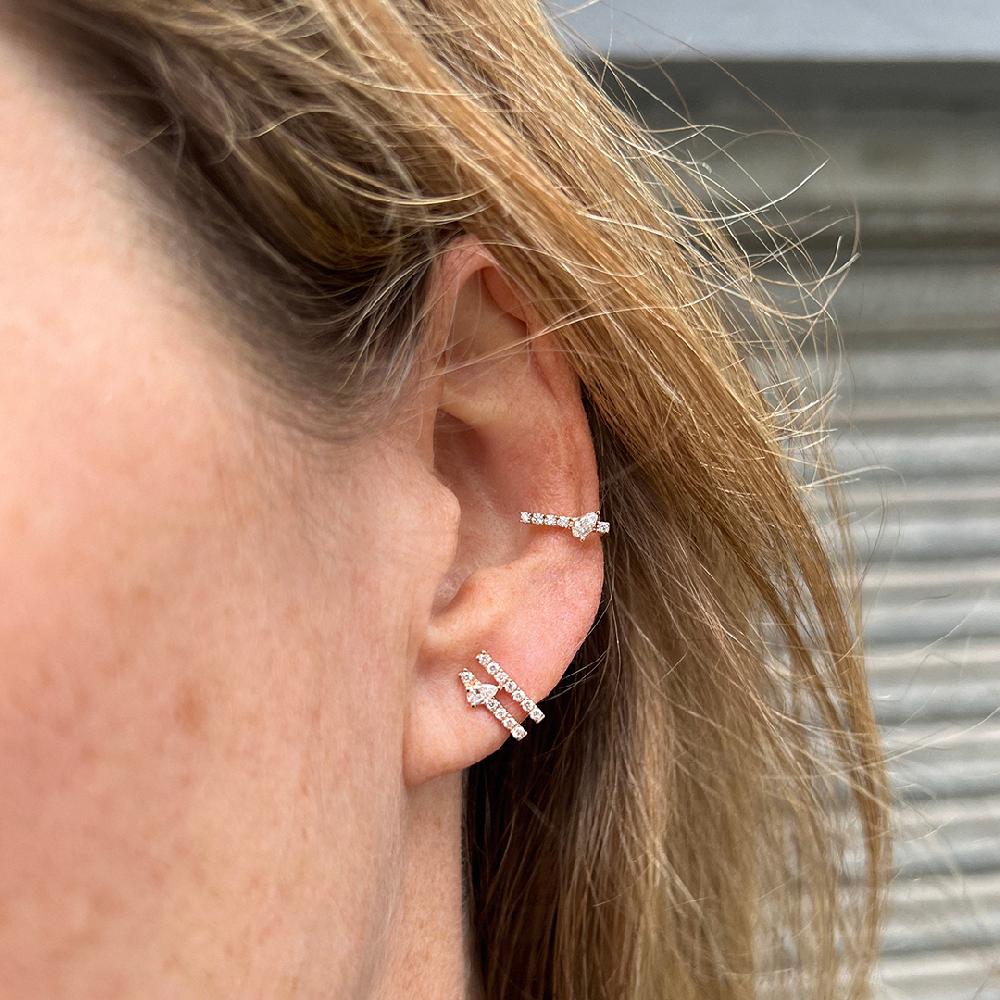 Gold&roses Ear Cuff HÉRITÉ Grandes descuentos