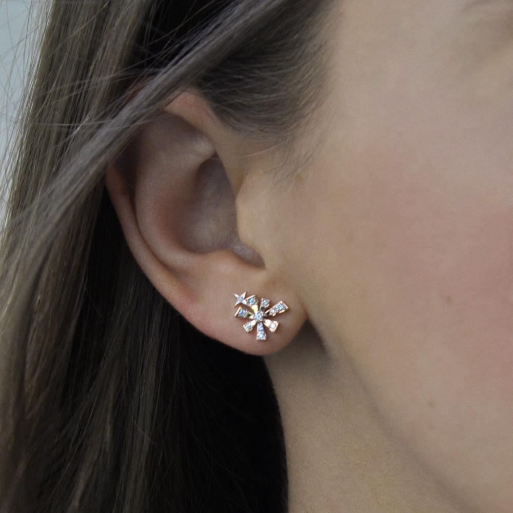 Gold&roses Pendientes Luzia 1 Star Limitado a 3 días