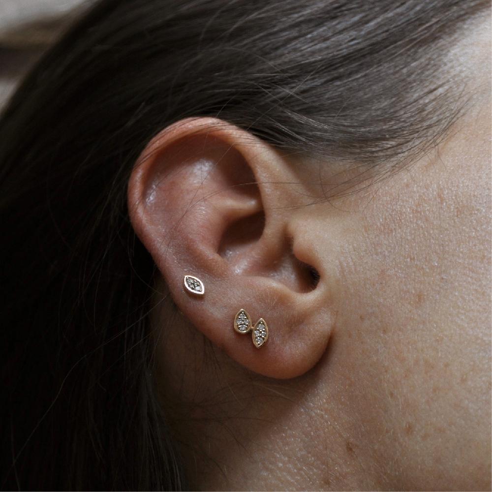 Gold&roses Pendiente Marquise&Co. Double Stud Los más vendidos