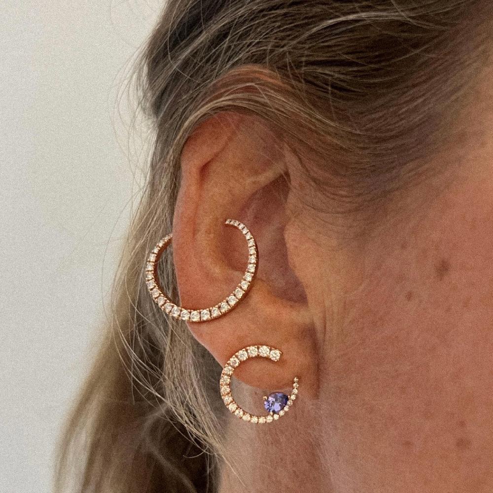 Gold&roses Pendientes Sasa M Tanzanitas En oferta