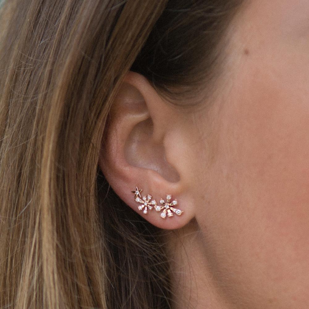 Gold&roses Pendientes Luzia 2 Stars Ofertas especiales