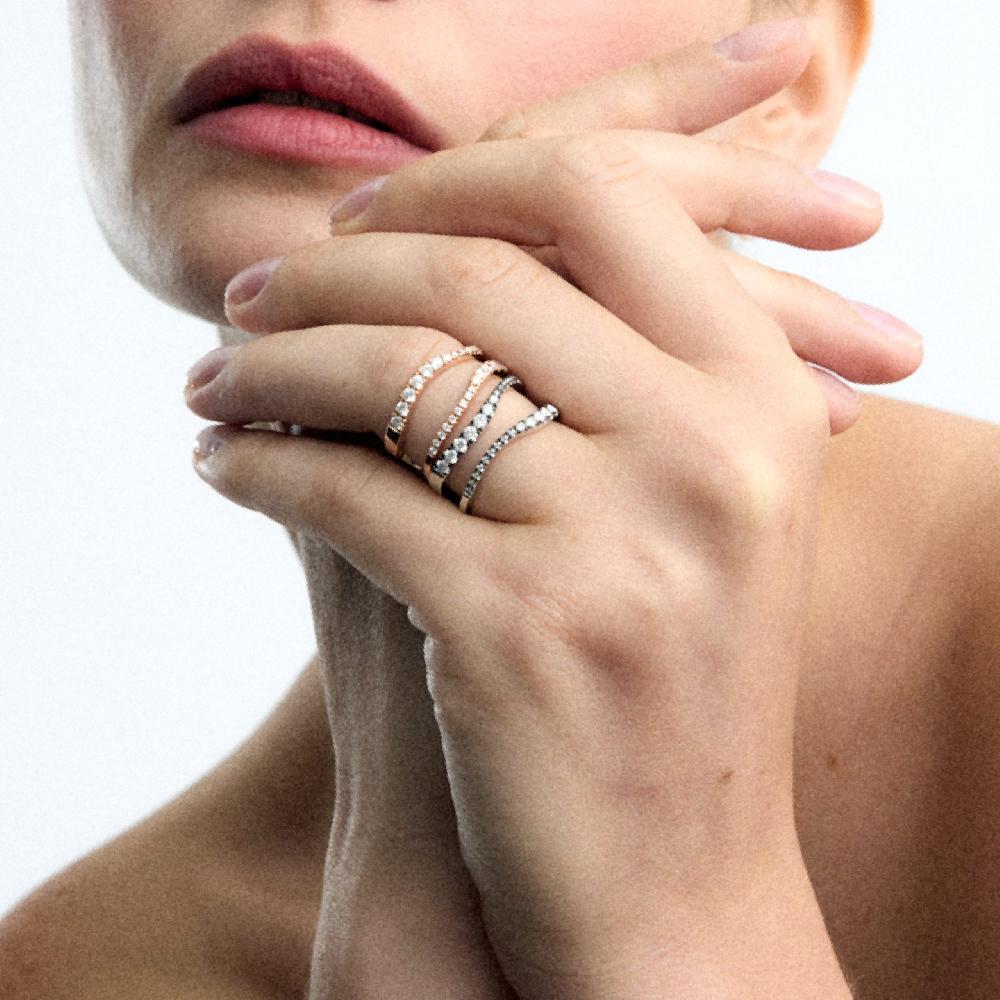 Gold&roses Anillo Sasa 2 Rails Devoluciones gratuitas