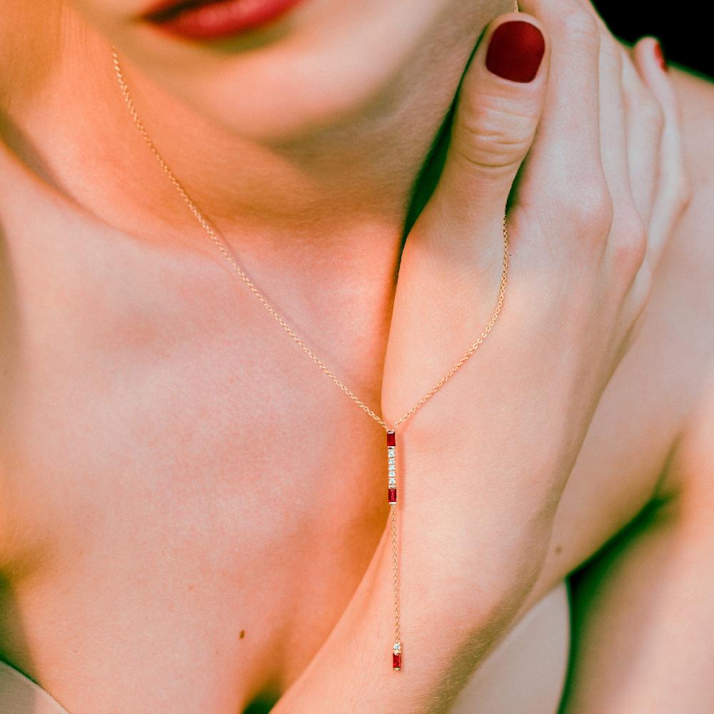 Gold&roses Collar Chain I am Red Mejor oferta
