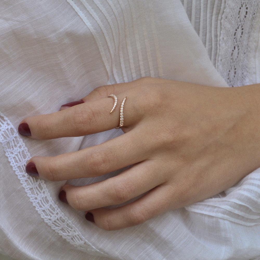 Gold&roses Anillo Jardín de Aire diamantes Oferta especial
