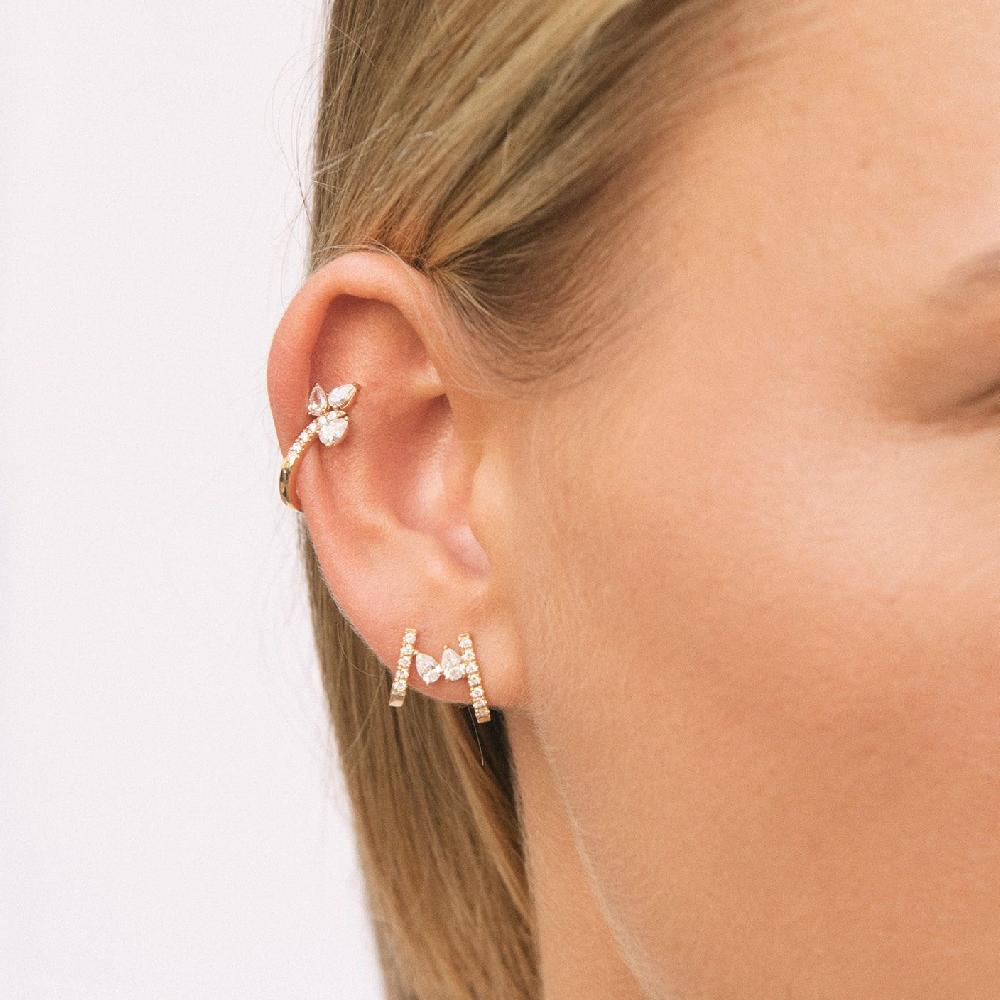 Gold&roses Ear Cuff Saudade Liquidación