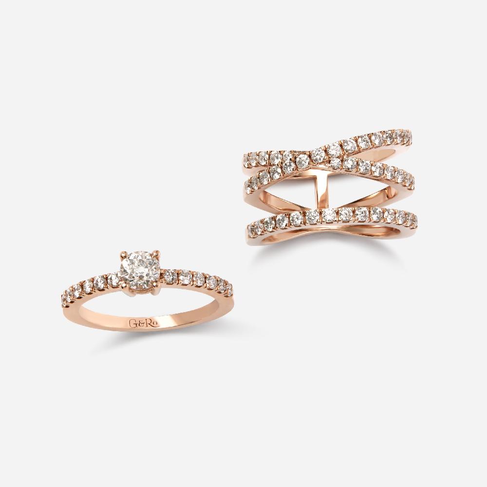 Gold&roses Anillo Privée Cruzado 2025