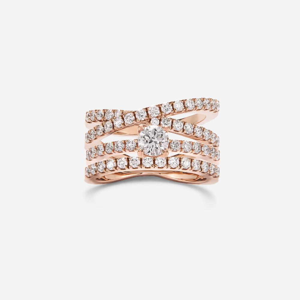 Gold&roses Solitario Privée 4 garras Outlet