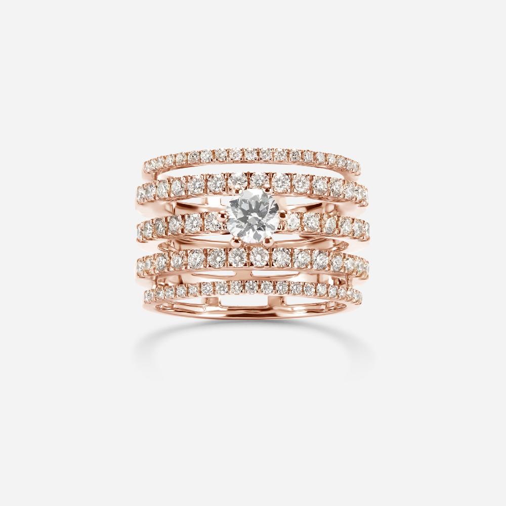 Gold&roses Anillo Privée Bandas Rebajas top