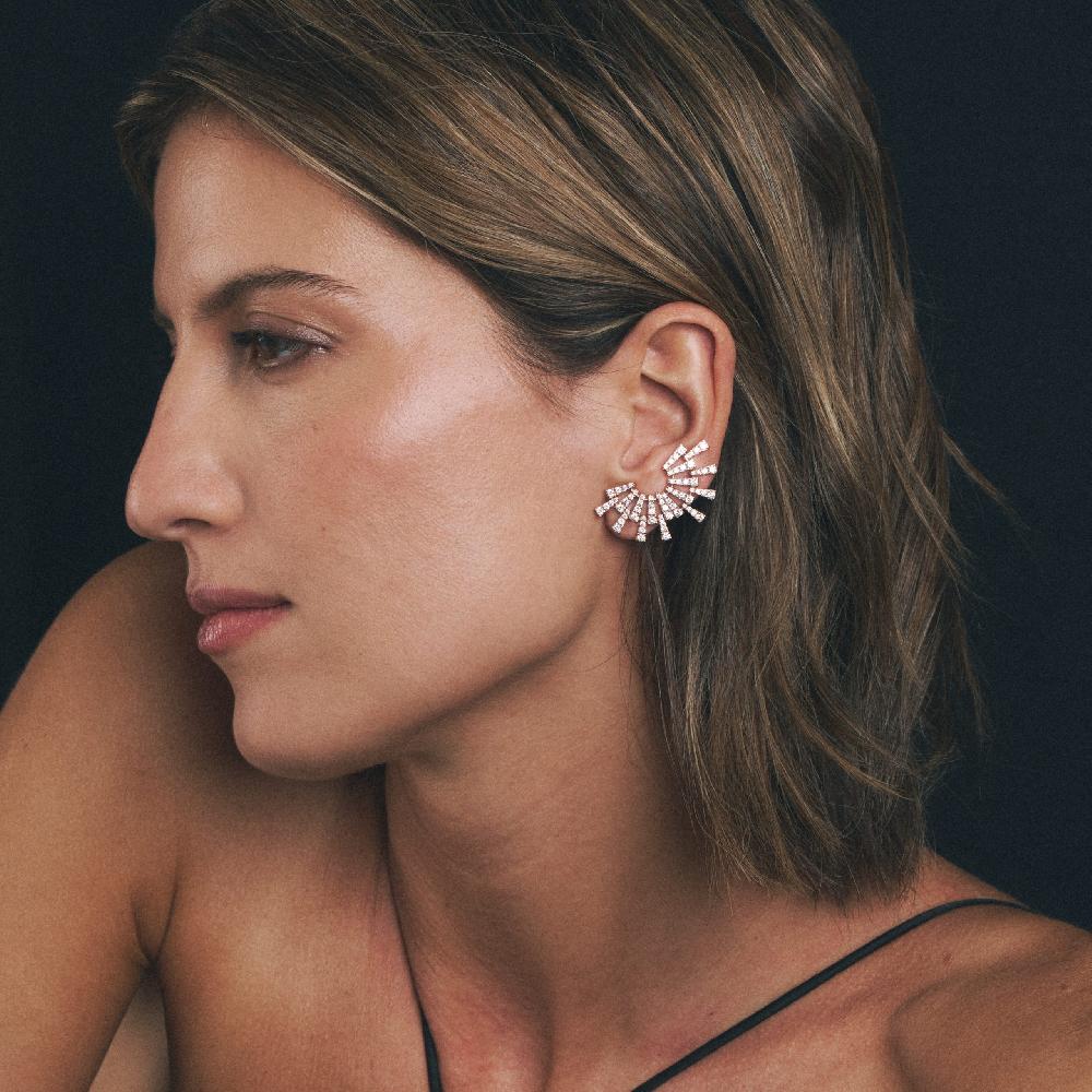 Gold&roses Pendientes Smoky Club L Envío internacional gratuito