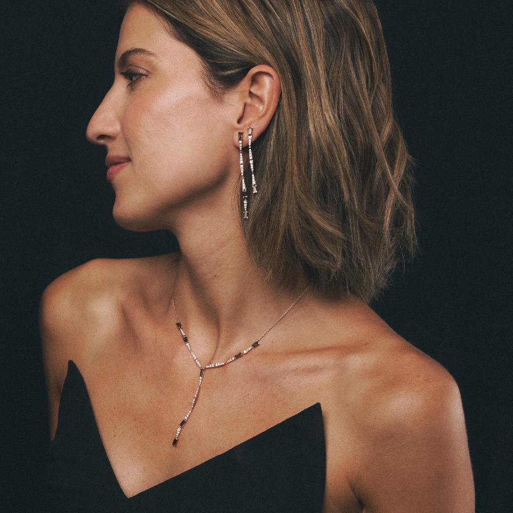 Gold&roses Collar Smoky Club Largo Outlet