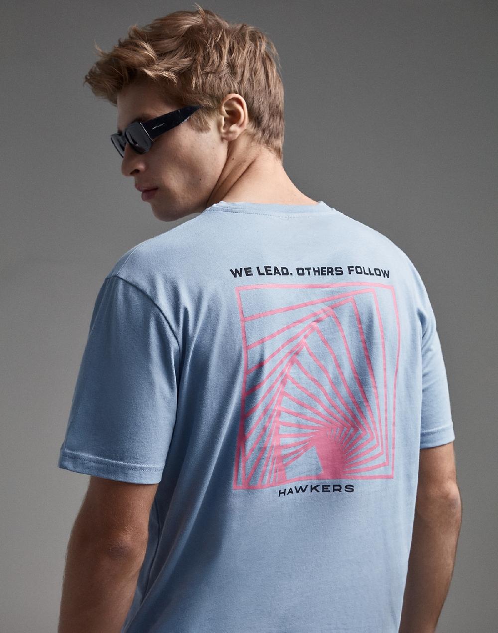 Hawkers AMS T-SHIRT BLUE Descuentos del mes