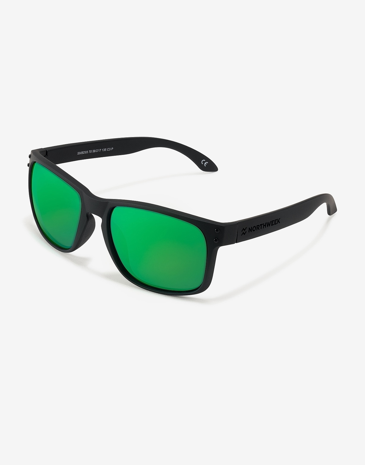 Hawkers BOLD MATTE BLACK - GREEN POLARIZED Tienda