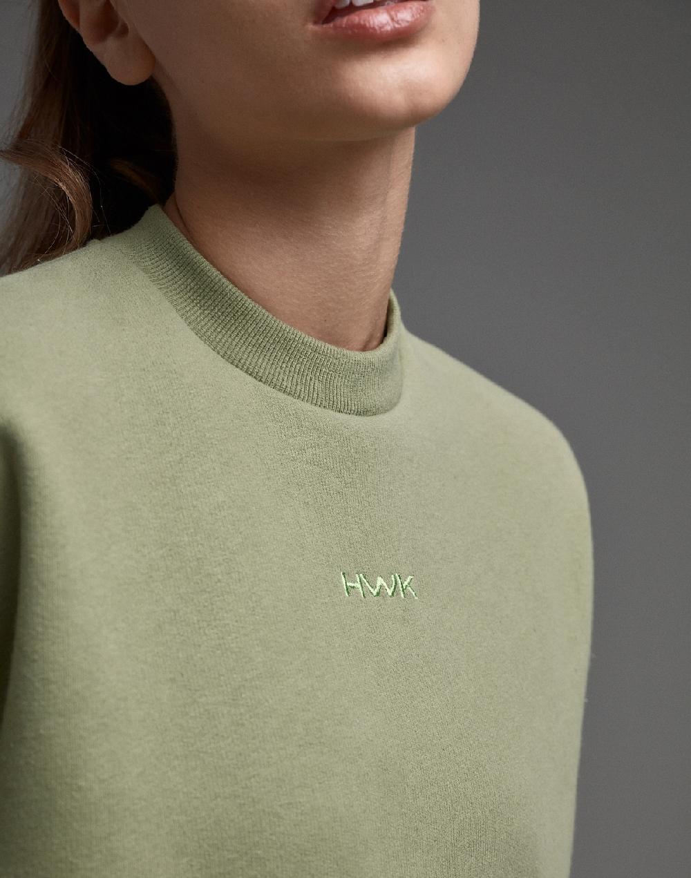 Hawkers MEX CROP SWEATSHIRT OLIVE Ventas relámpago