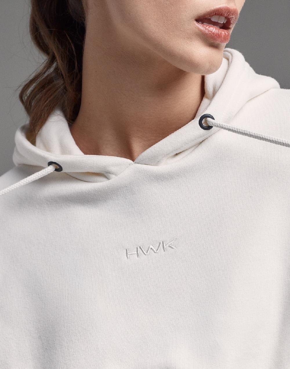 Hawkers FRA CROP HOODIE CREAM Solo hoy