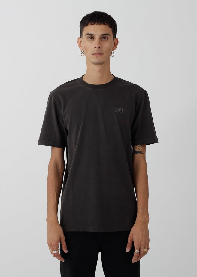 Iaios Camiseta bordado negra Grandes ahorros