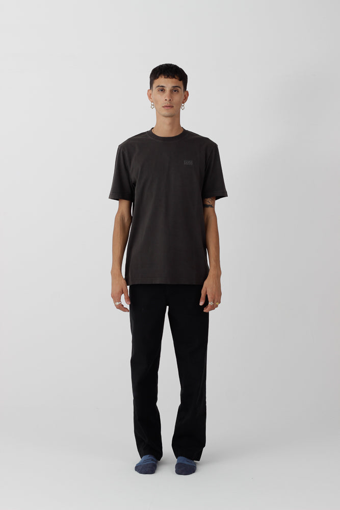 Iaios Camiseta bordado negra Grandes ahorros