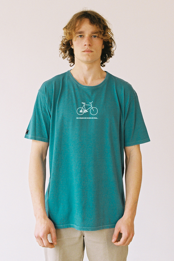Iaios Camiseta turquesa - Ciclista de pega Liquidación