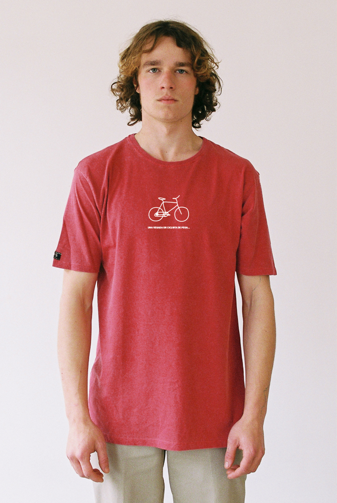 Iaios Camiseta roja - Ciclista de pega Liquidación