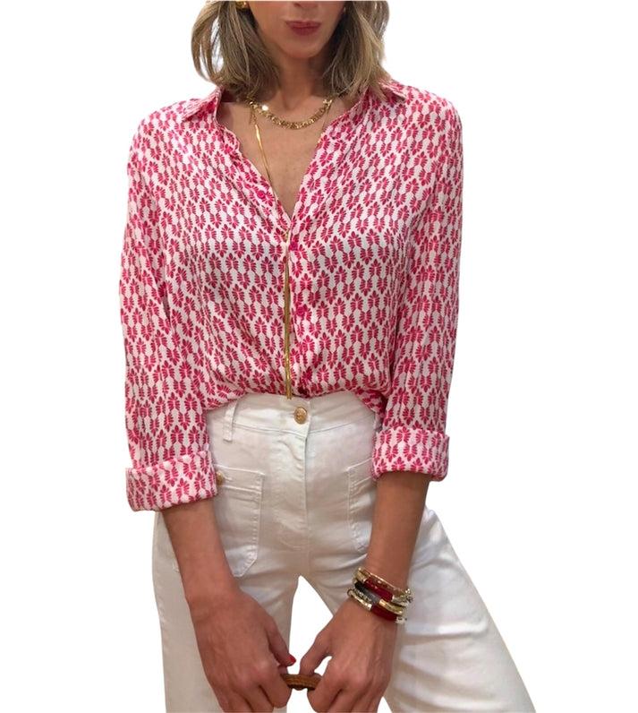 jolie jolie Camisa Alegra fucsia Tienda de fábrica