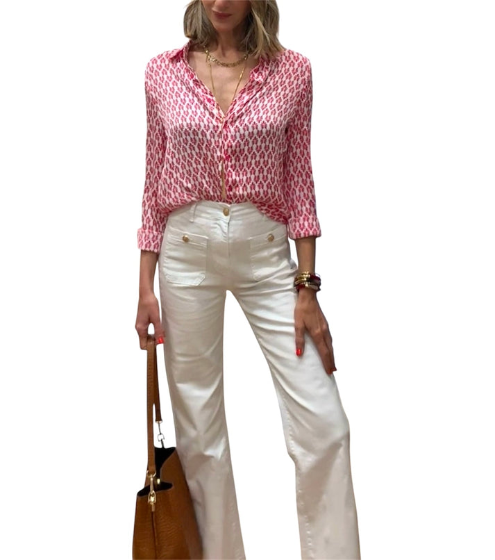 jolie jolie Camisa Alegra fucsia Tienda de fábrica