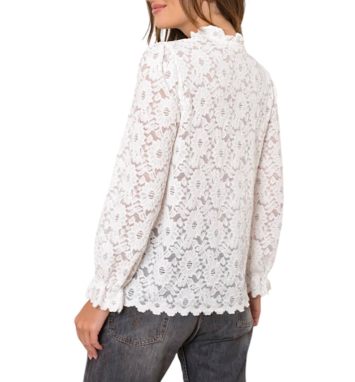 jolie jolie Camisa Valentina blanco Ahorra y exporta