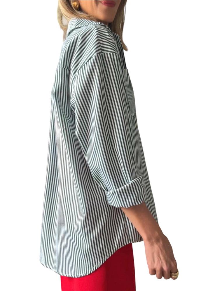 jolie jolie Camisa rayas blanco&negro Precios de Black Friday