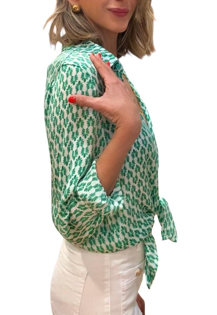 jolie jolie Camisa Alegra verde En oferta