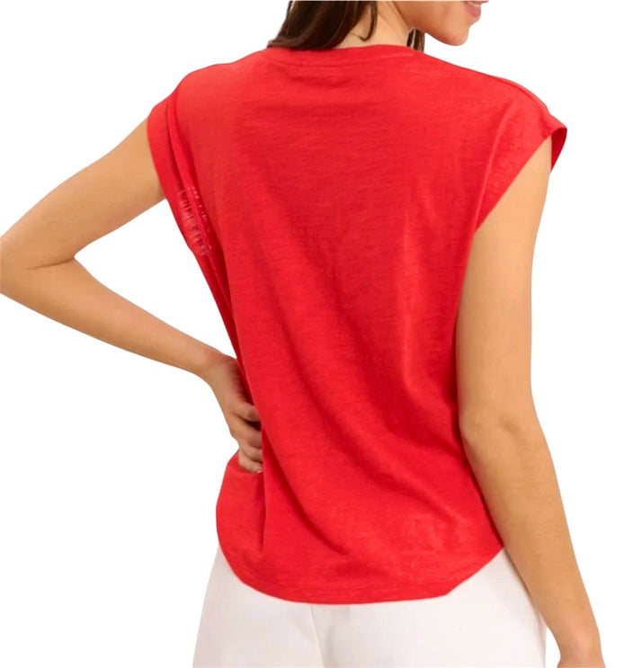 jolie jolie Camiseta color rojo 2025