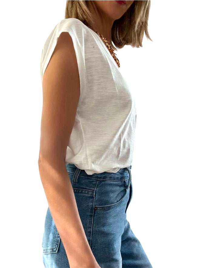 jolie jolie Camiseta blanca En línea