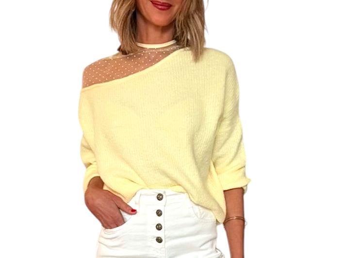 jolie jolie Jersey Carla amarillo Outlet