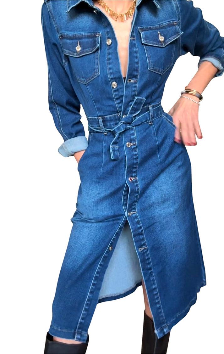 jolie jolie Vestido denim Los más vendidos