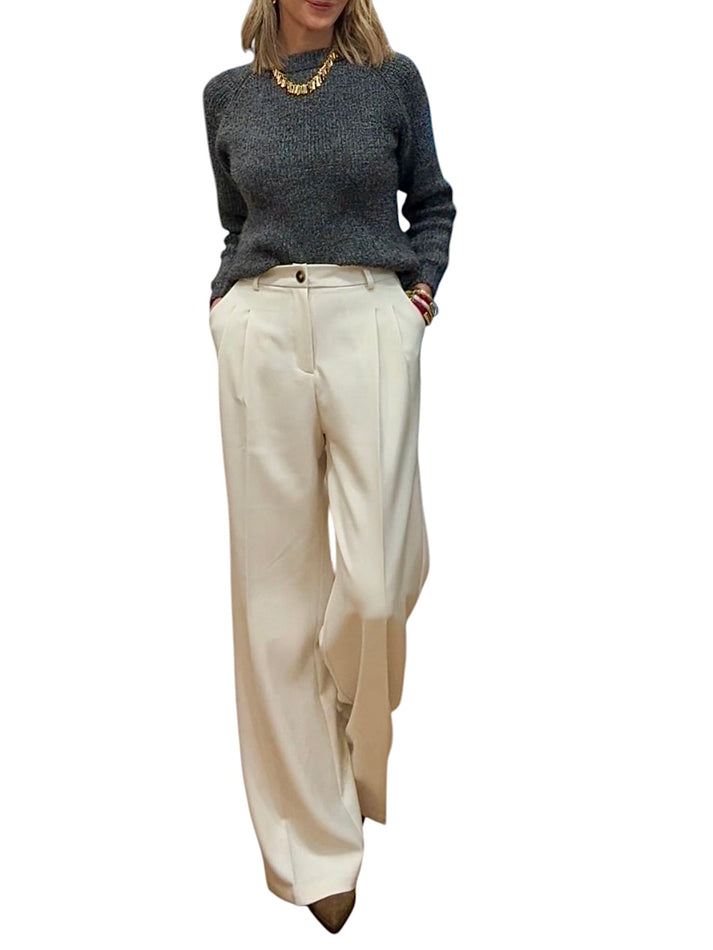jolie jolie Pantalón pinzas blanco roto Últimos 3 días