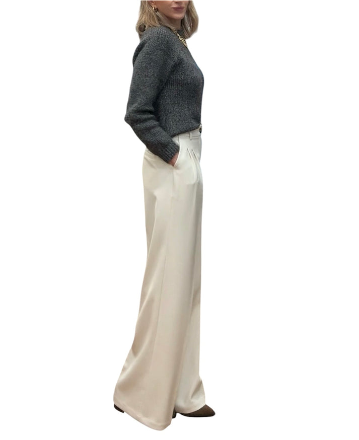 jolie jolie Pantalón pinzas blanco roto Últimos 3 días