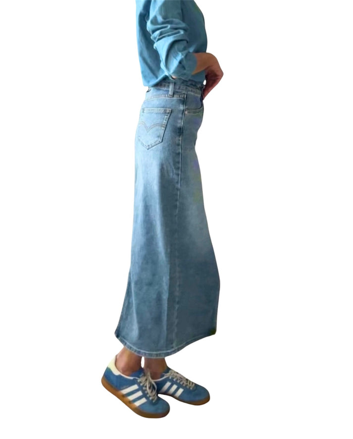jolie jolie Falda denim azul Promoción por tiempo limitado