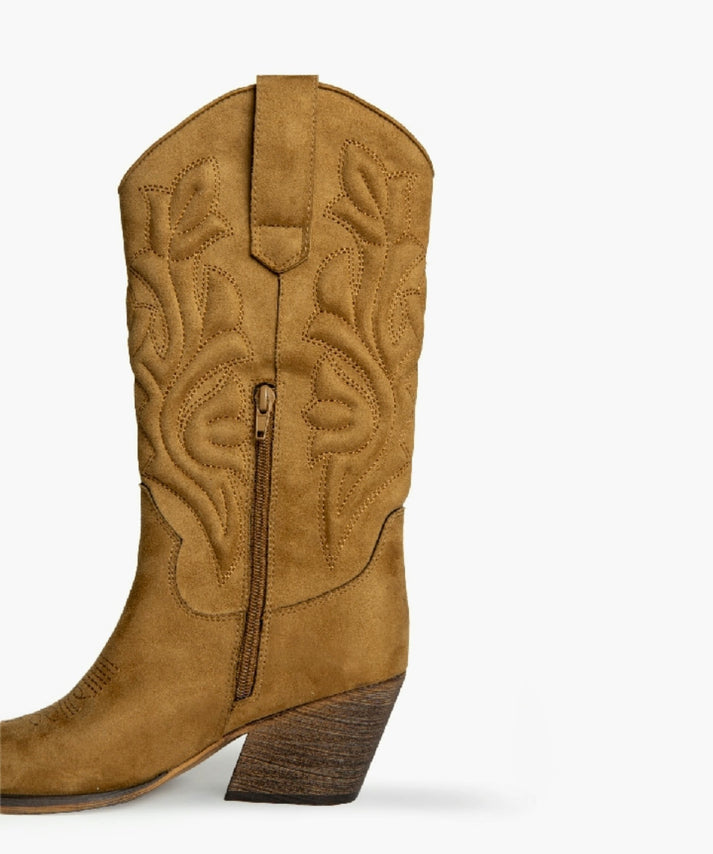 jolie jolie Bota camel Ofertas de temporada