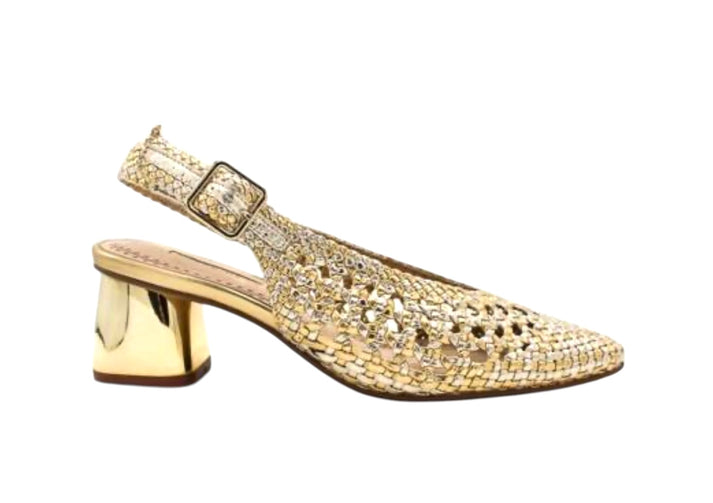 jolie jolie Sandalia destalonada tacón dorado Grandes ahorros