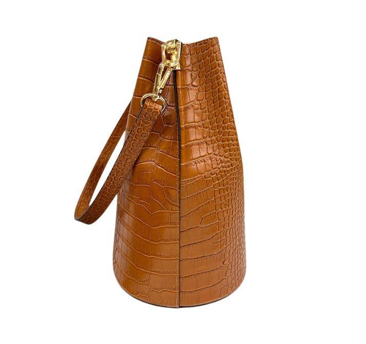 jolie jolie Bolso bucket camel Devoluciones gratuitas