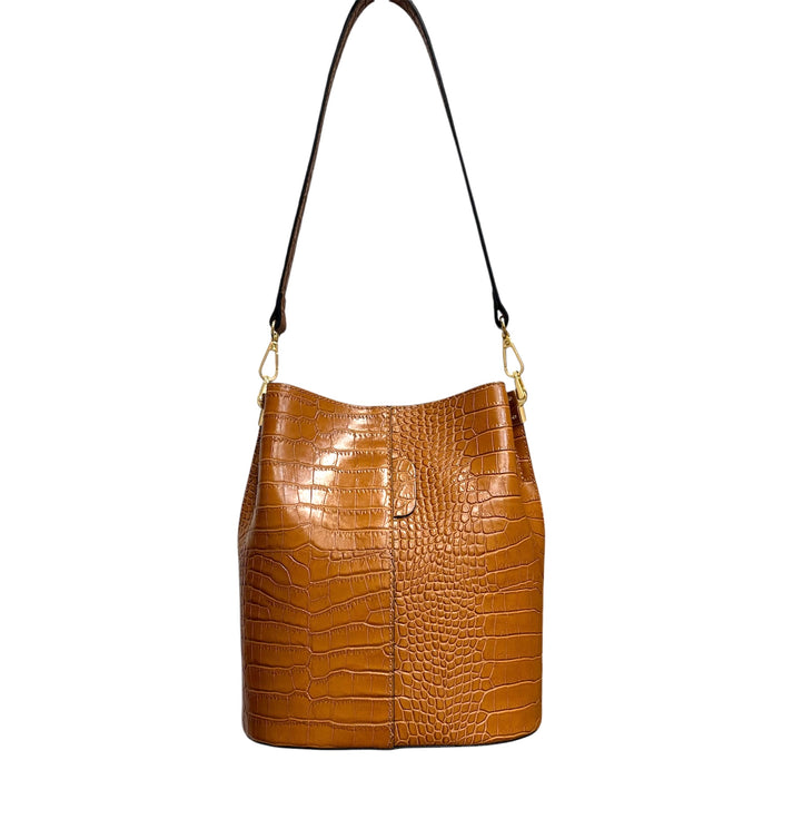 jolie jolie Bolso bucket camel Devoluciones gratuitas